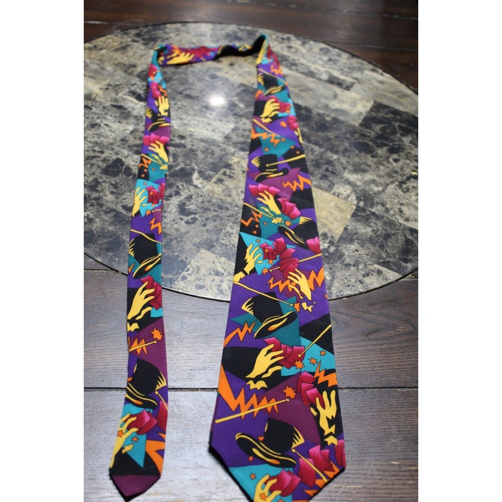 The Beatles Magical Mystery Tour Silk Neck Tie Vintage 1991
